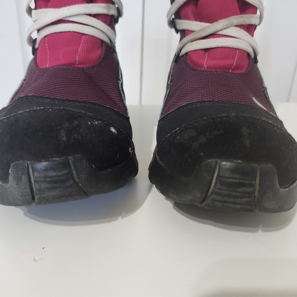 Adidas Climaheat PrimaLoft Snow Boots Sz 5 Pink Purple Insulated Winter Warm - Picture 5 of 16